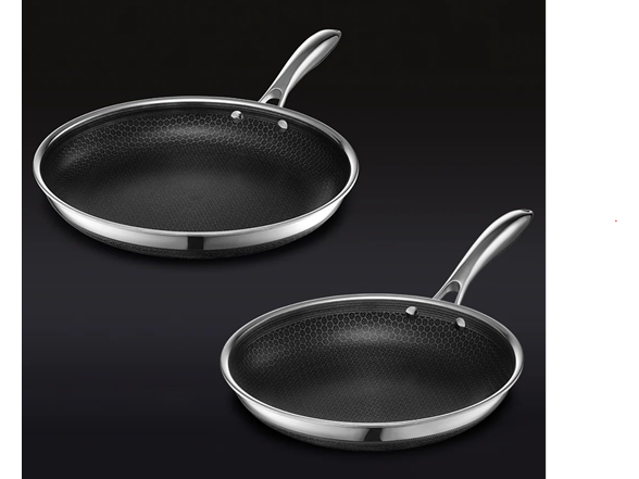HEXCLAD Perfect Pan Duo - 10" & 12" Hybrid Pans