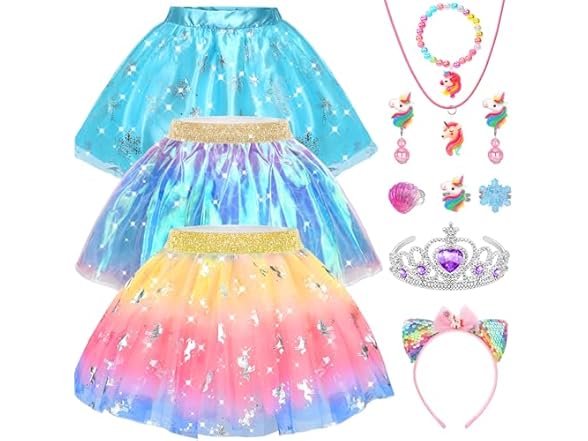 OHARLOBE Princess Dresses Costume for Girls
