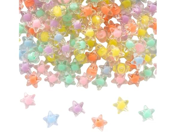 Fun Express Assorted Pastel Star-Shaped Plastic