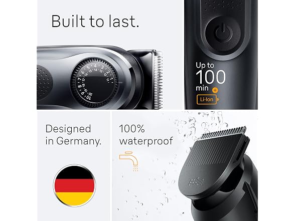 Braun All-in-One Men's Shaving Kit Series 5 5490, 9-in-1