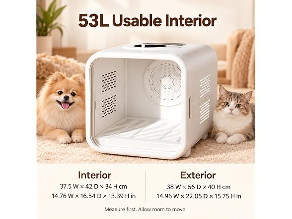 Blisspire Small Pet Dryer Box