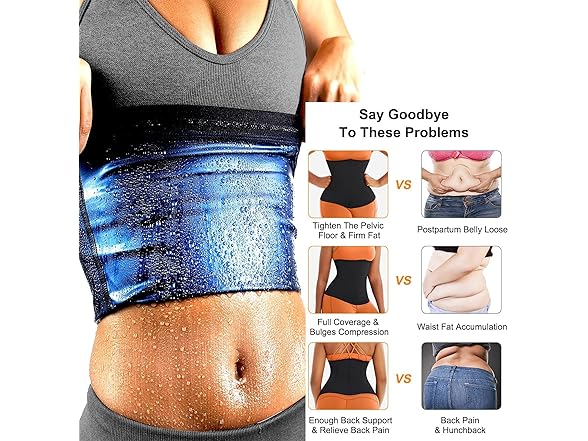 REMEBSWEAT Waist Trimmer for Women