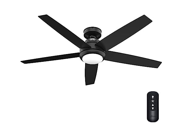 Hunter Fan 52 Inch Matte Black Finish Indoor Ceiling Fan