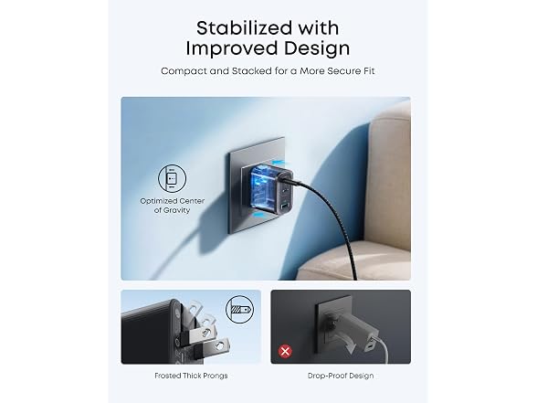 (NEW) Anker Nano 70W Max 3-Port USB-C Fast Charger