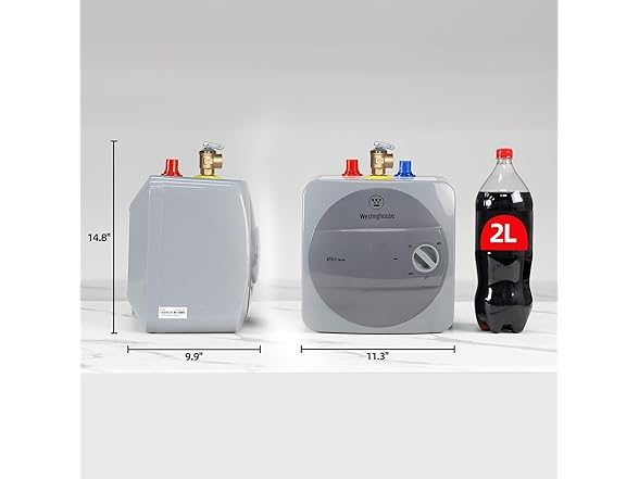 Westinghouse Electric Mini Tank Water Heater - 1.3 Gallon Po (Open Box)