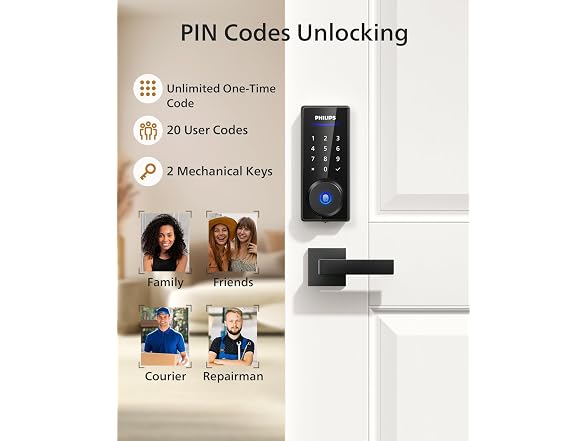 Philips DDL210-1H-L Phlips Keypad Front Door Lock - Gallery 4