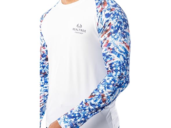 Realtree Men Long Sleeve Performance Fishing Shirt