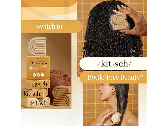 Kitsch Coconut Oil Shampoo and Conditioner