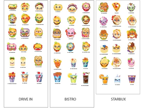 Puffy Puffs 3D Characters Stickers 10Pk