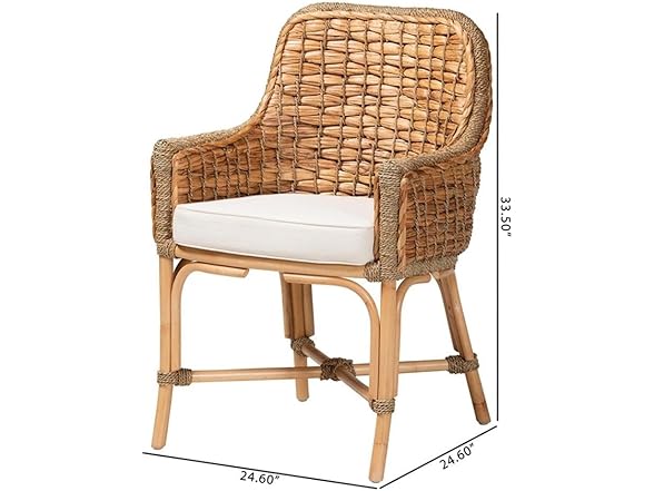 Baxton Studio Kyle Natural Brown Woven 