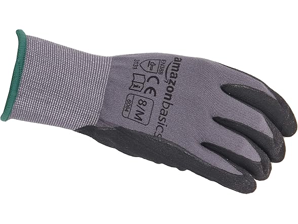 Amazon Basics Micro-Foam Nitrile Coated Gloves 12pr