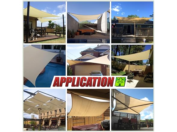 ColourTree 12' x 18' Brown Sun Shade Sail Rectangle Canopy