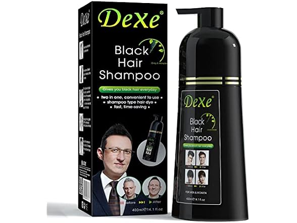 Signature Dexe Black Hair Shampoo 400 ML Instant