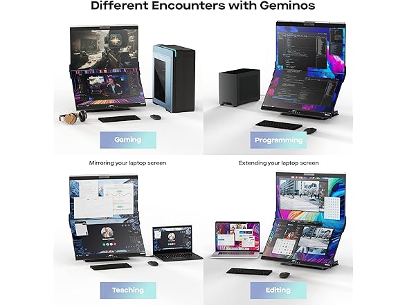 Mobile Pixels Geminos 24" Monitor