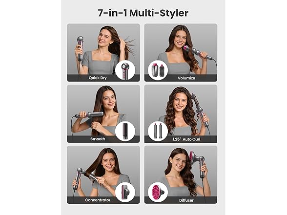 O.H.B 7-in-1 Hair Styler Set