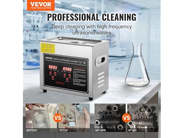 VEVOR Ultrasonic Cleaner with Digital
