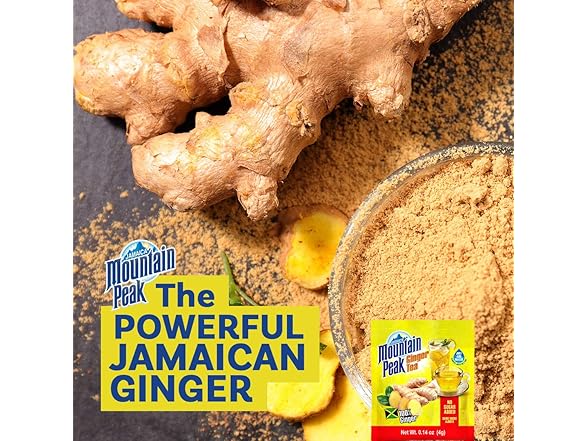 Jamaica Mountain Peak Ginger Instant Tea 10 Sachets