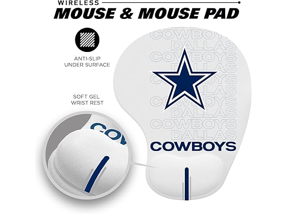 SAN FRANCISCO 49ERS Wireless Mouse and Mouse Pad