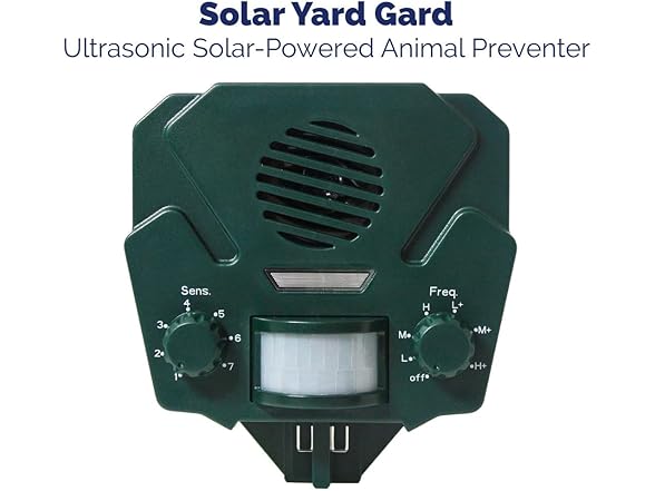 Bird-X Solar Yard Gard, Animal Decoy Device
