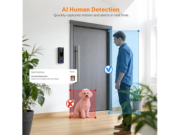 MeshSear 1080P Wireless Doorbell Camera