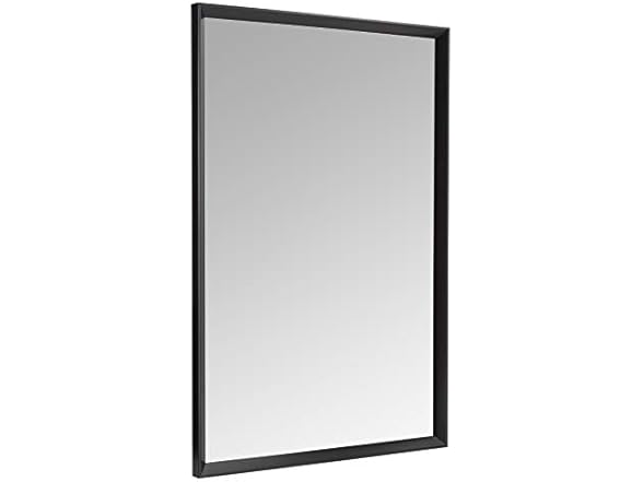 Amazon Basics Wall Mirror 24"x36", Black