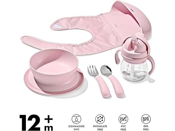 OXO Tot Baby Mealtime Set, Baby Spoons