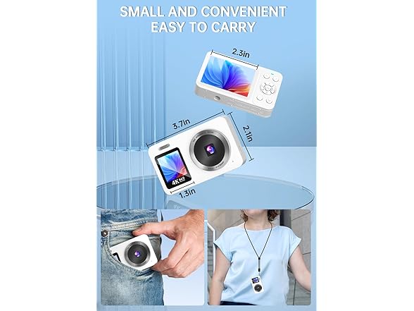 4K 64MP UHD Dual Screens Camera