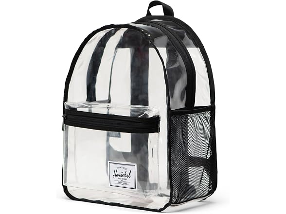 Herschel Supply Co. Classic Backpack, Clear/Black, Standard - 26L