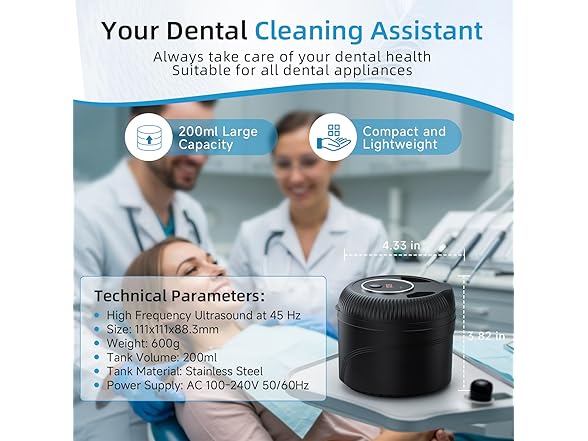 WBXWBX Ultrasonic Retainer Cleaner