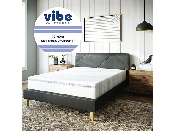 Vibe 12" King Gel Memory Foam Mattress