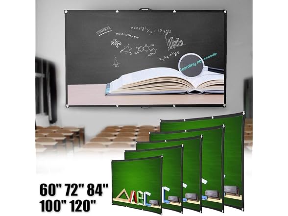 VisionTek XGao 16:9 HD Projector Screen, Portable