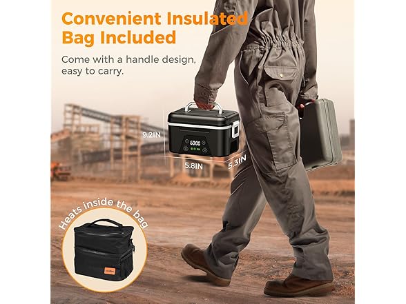 Quessa Cordless Heated Lunch Box