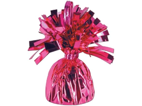 Hot Pink Metallic Balloon Weight