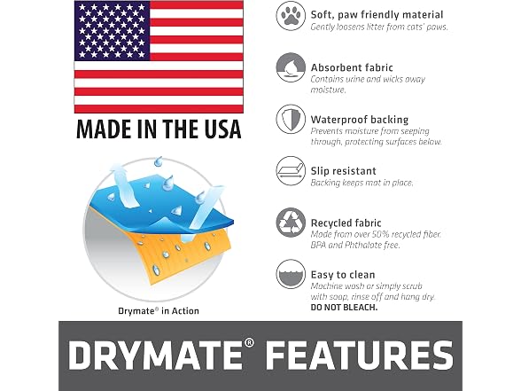 Drymate Original Cat Litter Mat 20”x28”