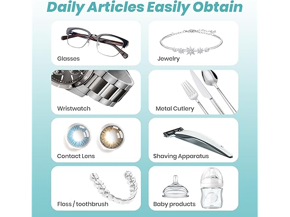 Ultrasonic Cleaner with UV Odor Removal