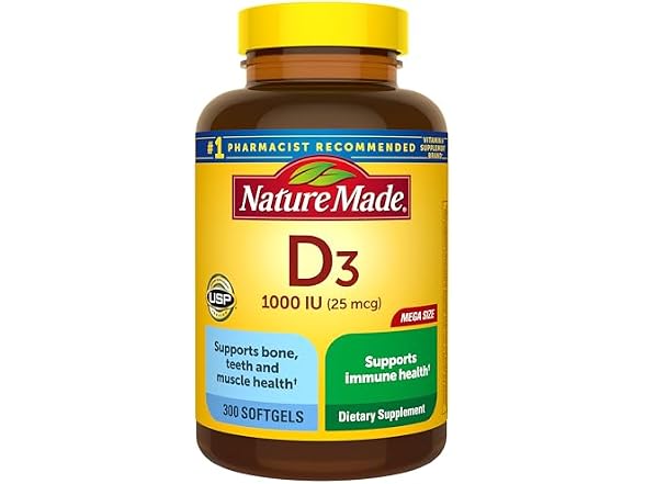 (4-Pack) Nature Made Vitamin D3