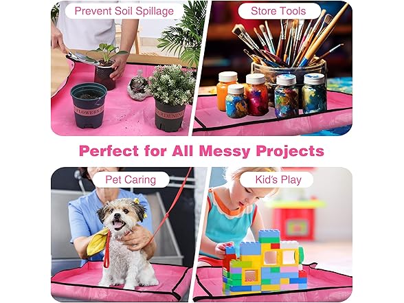 WORKPRO Repotting Mat Pink