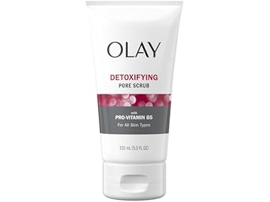 $4.99, Was $6.99, 28% Off! Olay Regenerist Detoxifying Pore Scrub Facial Cleanser, 5 Fl Oz dealfomo