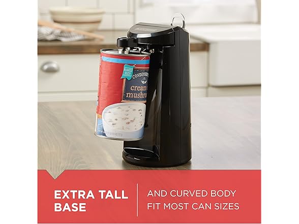 APPLICA SPECTRUM EC500B Tall Can Opener, Black