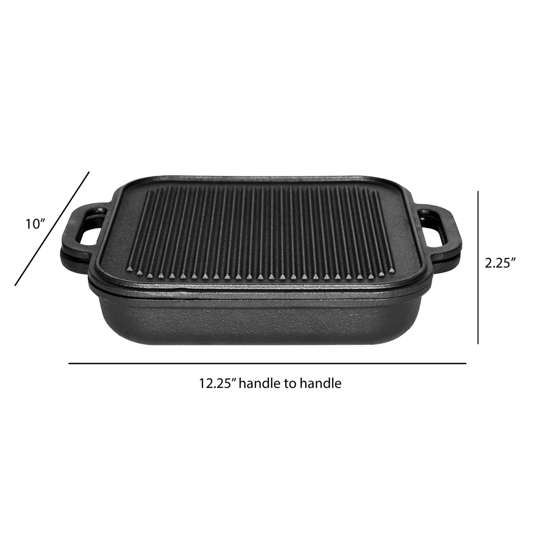 Jim Beam Cast Iron Skillet Griddle Set - Gallery 8