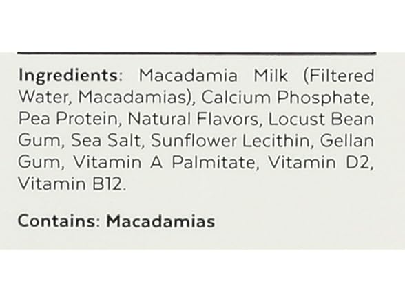 Milkadamia, Macadamia Milk Unsweetened Vanilla