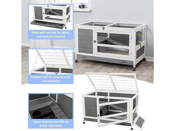 Trixie Natura Small Indoor Rabbit Hutch, Pet House