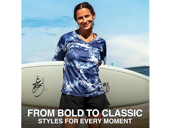 Kanu Surf Women's LS UPF50 Swim Top Navy (XXL)