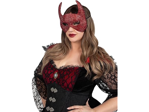 Leg Avenue Red Devil Mask