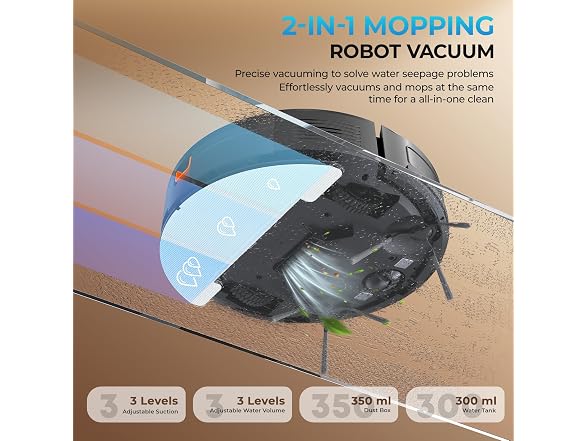 LWbrazl Robot Vacuum Mop Combo