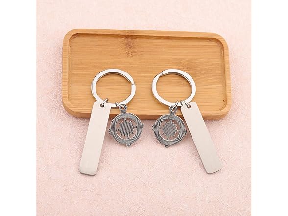 Compass Best Friend Keychain Set