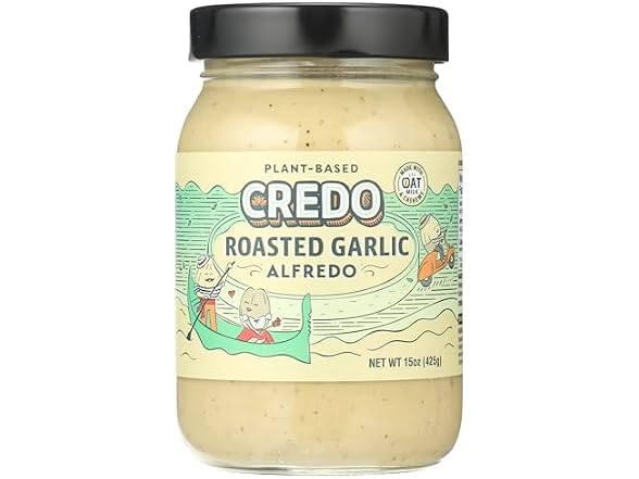 Credo Foods Roasted Garlic Alfredo Sauce 15oz