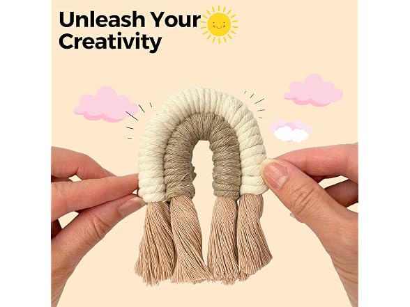 BOCHIKNOT 9mm Thick Macrame Cord - Cotton