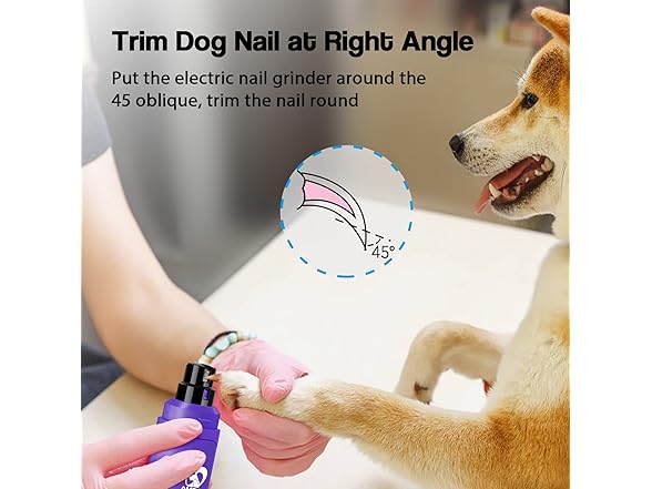 Casfuy B09XHR27P4 dog nail grinder