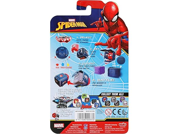 Battle Cubes Spider-Man, Miles Morales VS Rhino